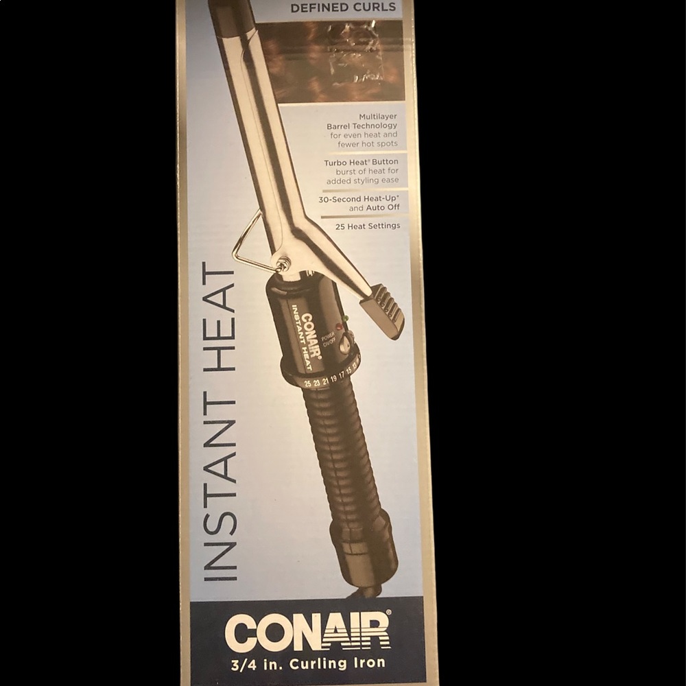 Conair 3/4 in curling iron
Instant Heat - Picture 1 of 4